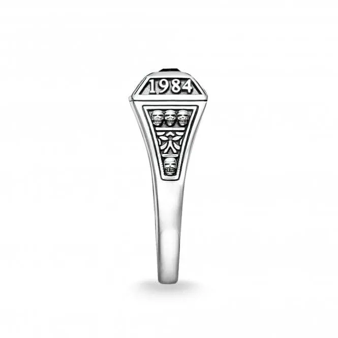 Rebel At Heart Black College Ring TR2243-698-11 Thomas Sabo Ringe