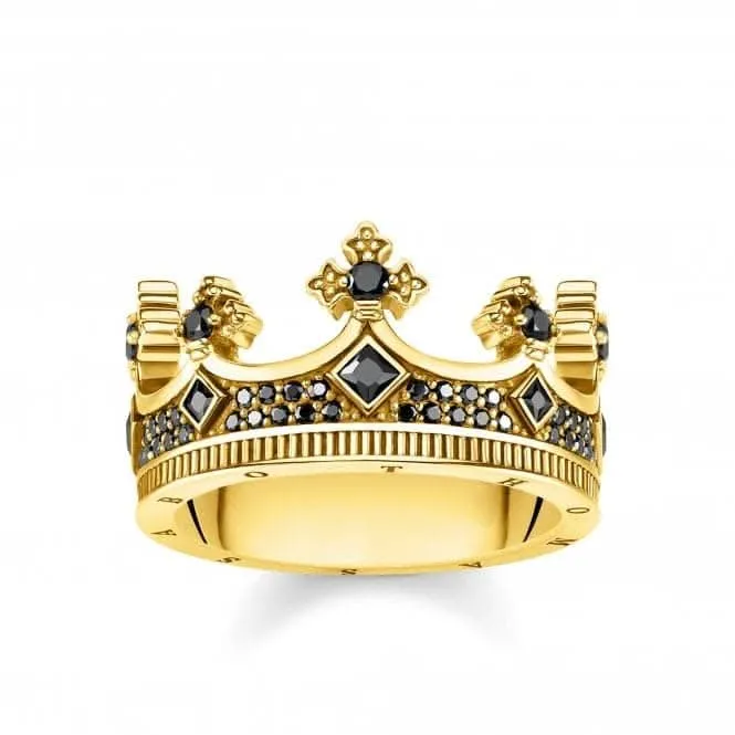 Rebel At Heart vergoldeter Kronenring TR2208-414-11 Thomas Sabo Ringe