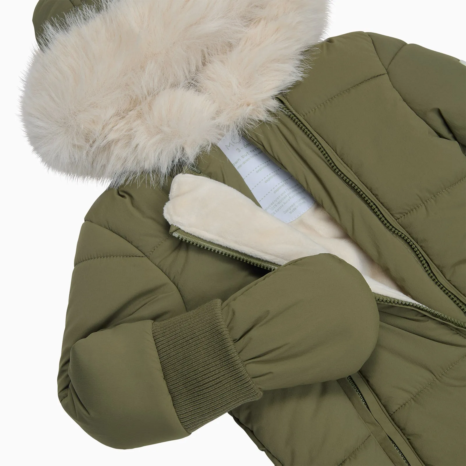 Recycelter gefütterter Schneeanzug
