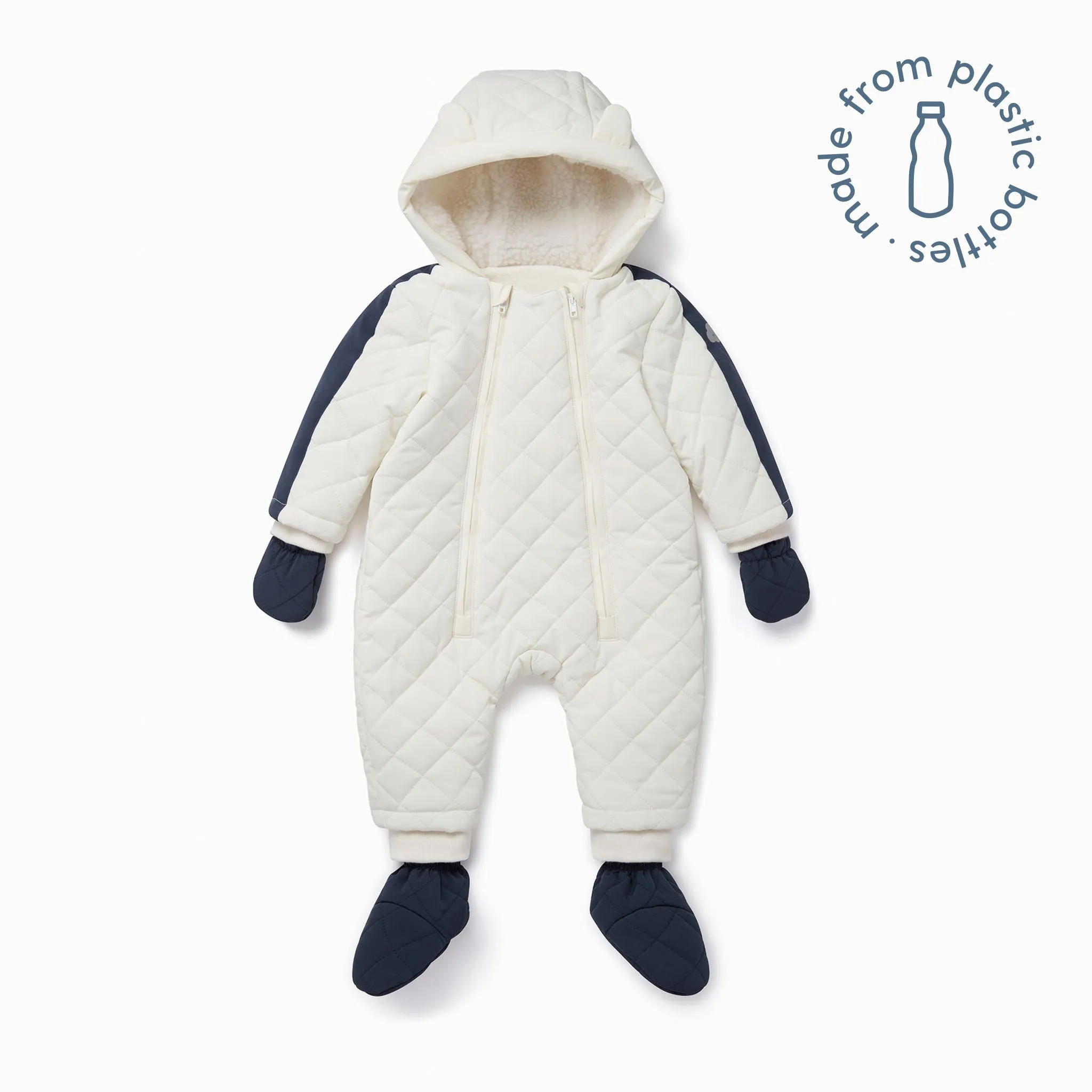Recycelter Stepp-Snowsuit