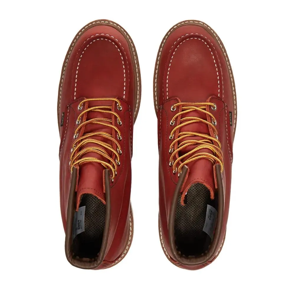 Red Wing Herren 6-Zoll Classic Moc 8864 Rostbraun Taos Gore-Tex Wasserdicht