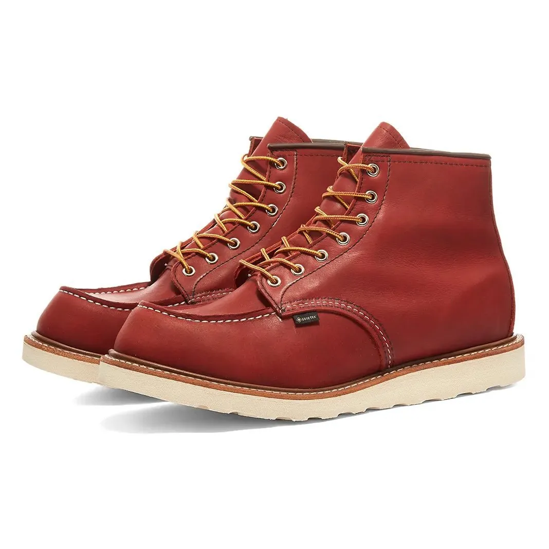 Red Wing Herren 6-Zoll Classic Moc 8864 Rostbraun Taos Gore-Tex Wasserdicht