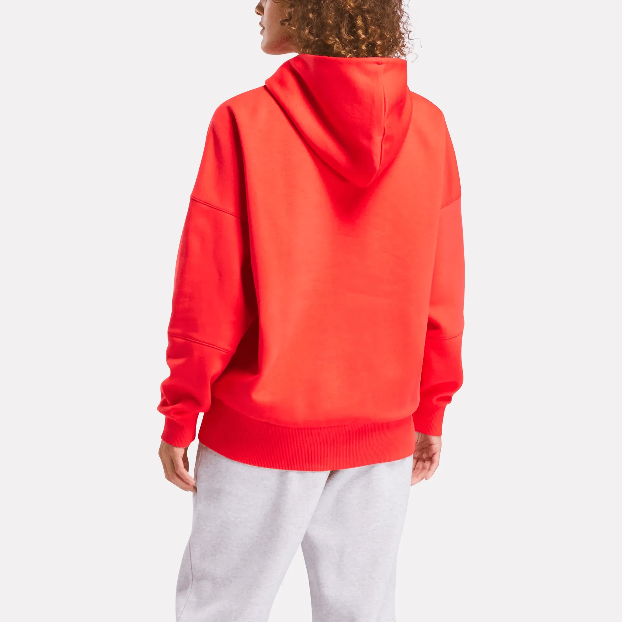 Reebok Schuhe Damen Lux Übergroße Kapuzenjacke