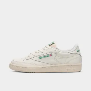 Reebok Damen Club C 85 Vintage Kreide / Alabaster - Grüne Reebok Schuhe