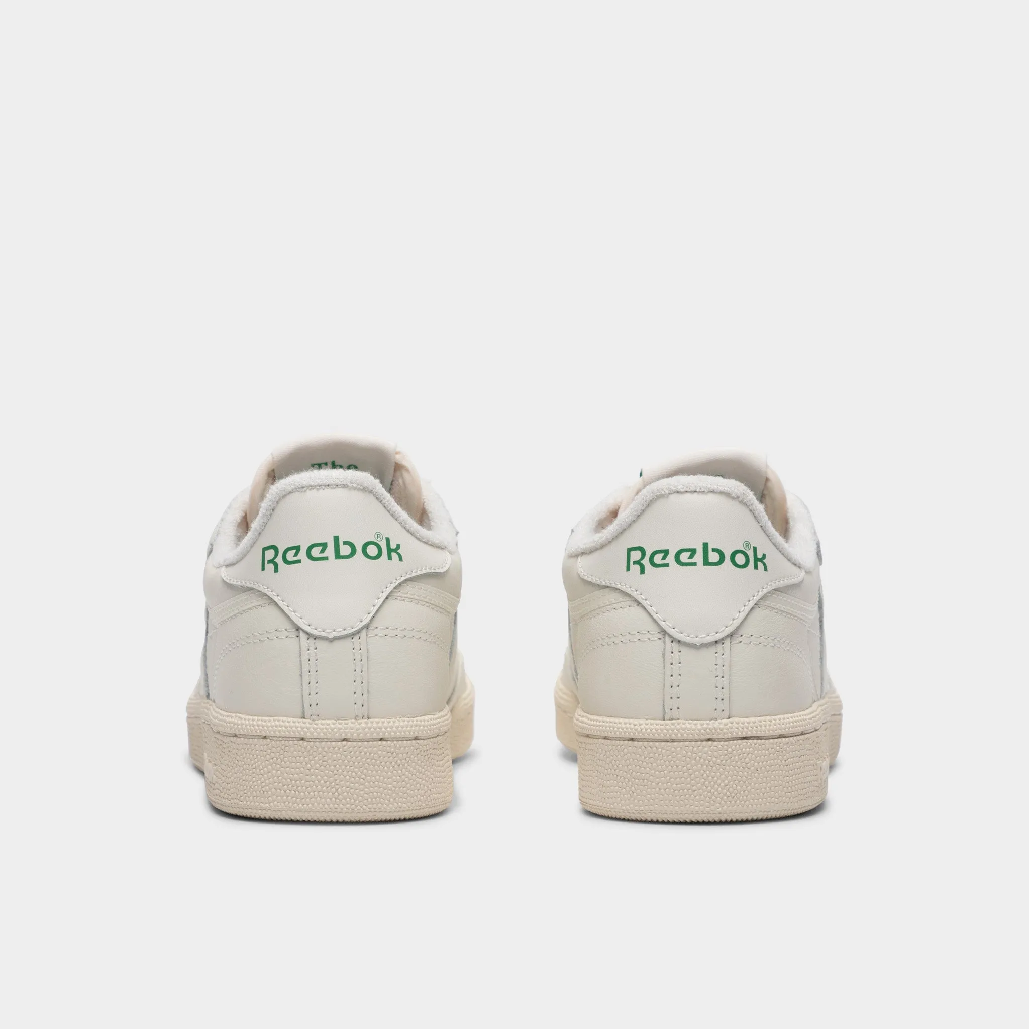 Reebok Damen Club C 85 Vintage Kreide / Alabaster - Grüne Reebok Schuhe