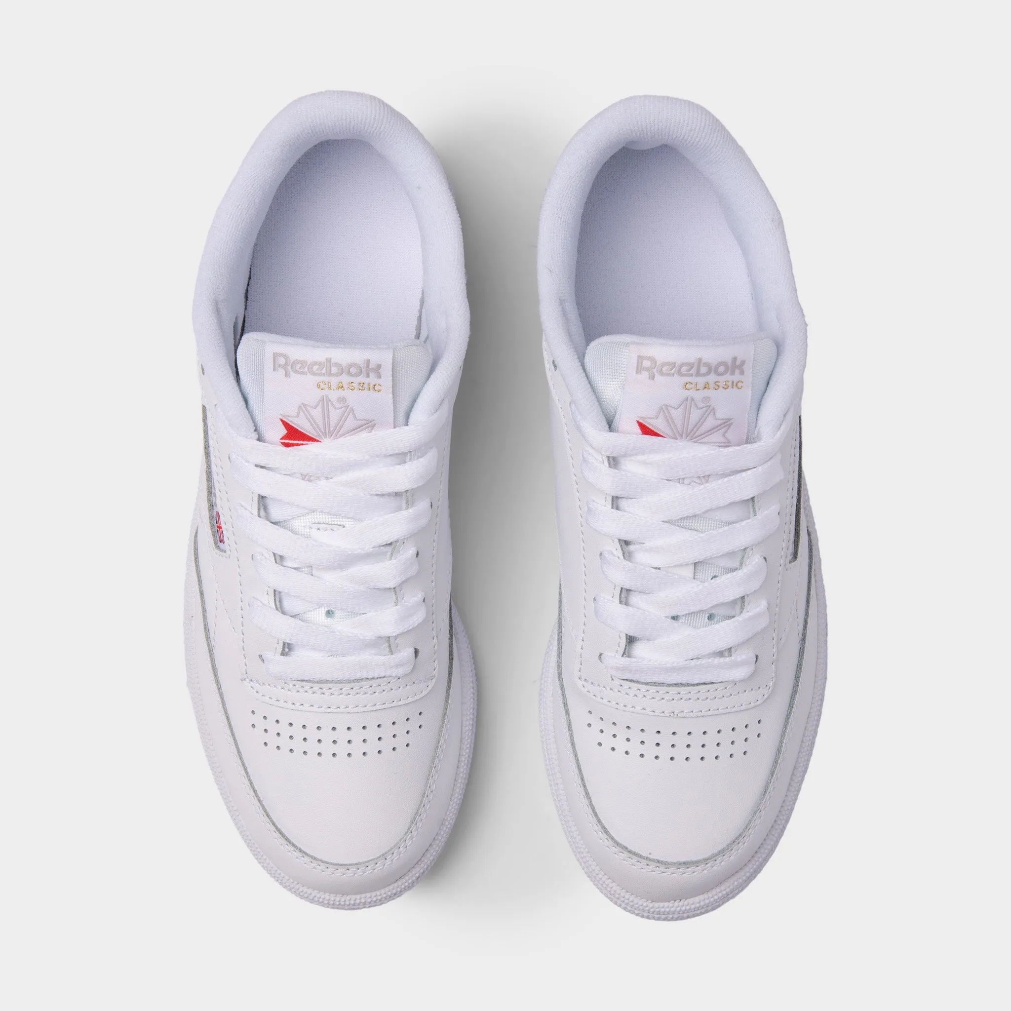 Reebok Damen Club C 85 Weiß / Hellgrau Reebok Schuhe