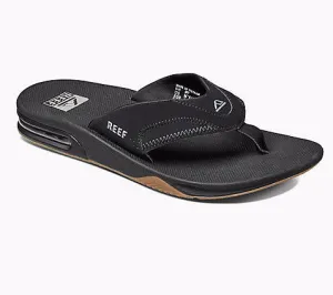 Reef Fanning Black Silver BLS Herren Sandalen 2026-BLS Flaschenöffner Flip Flops