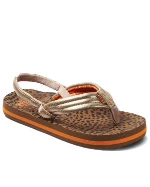 Reef Schuhe Mädchen Little Ahi Flip Flops in Wild