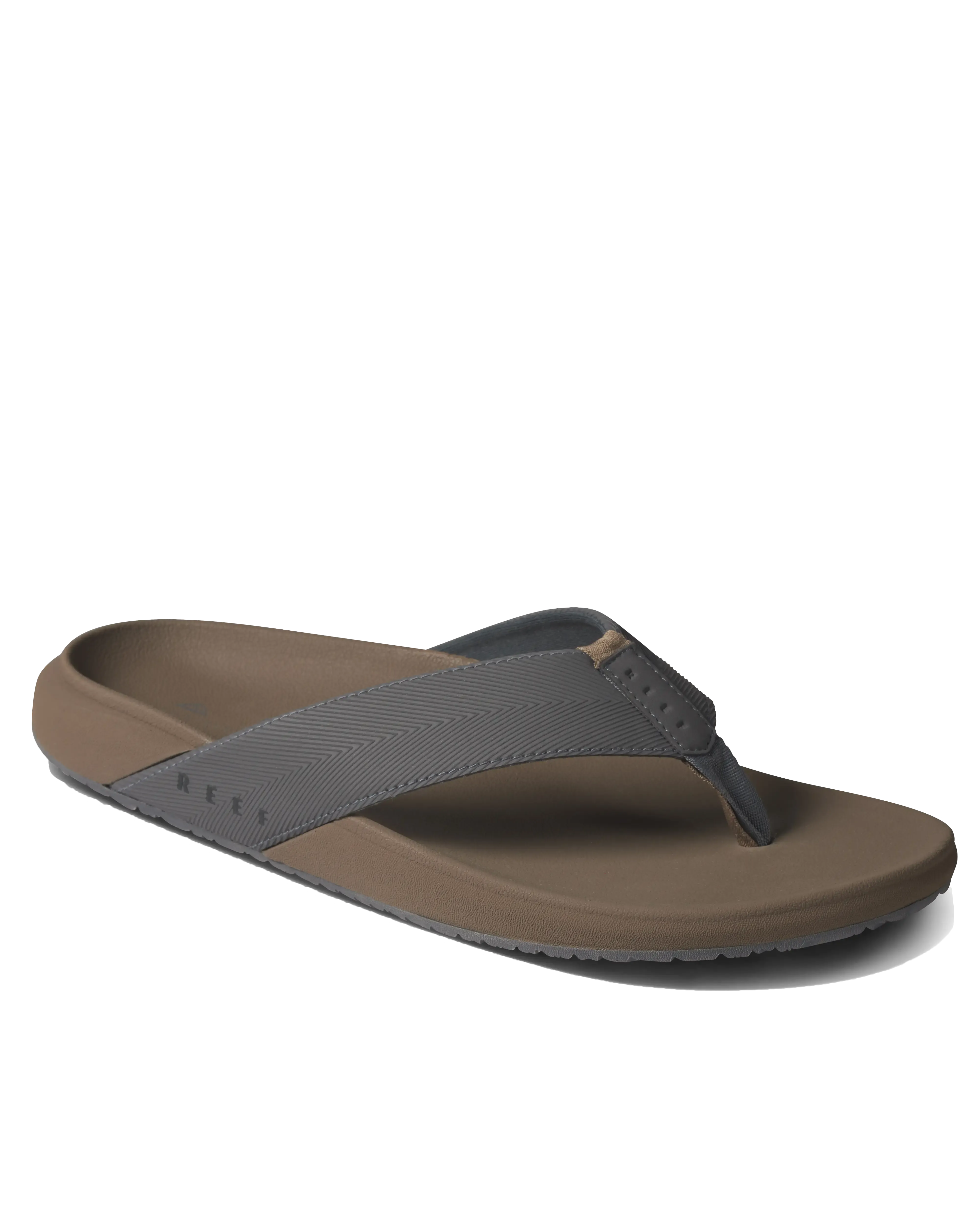 Reef Shoes Die Raglan Flip Flops in Fossil & Grau