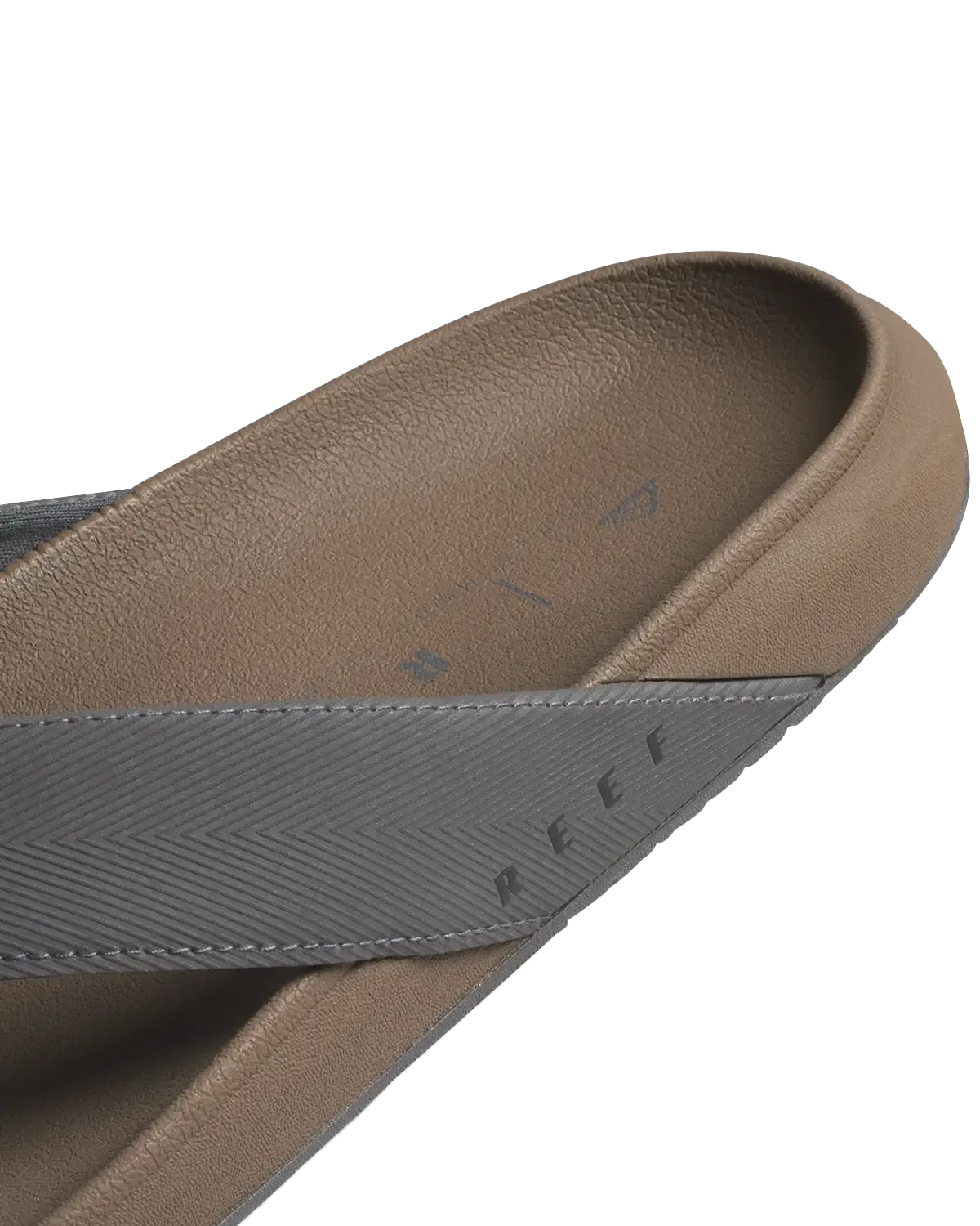 Reef Shoes Die Raglan Flip Flops in Fossil & Grau