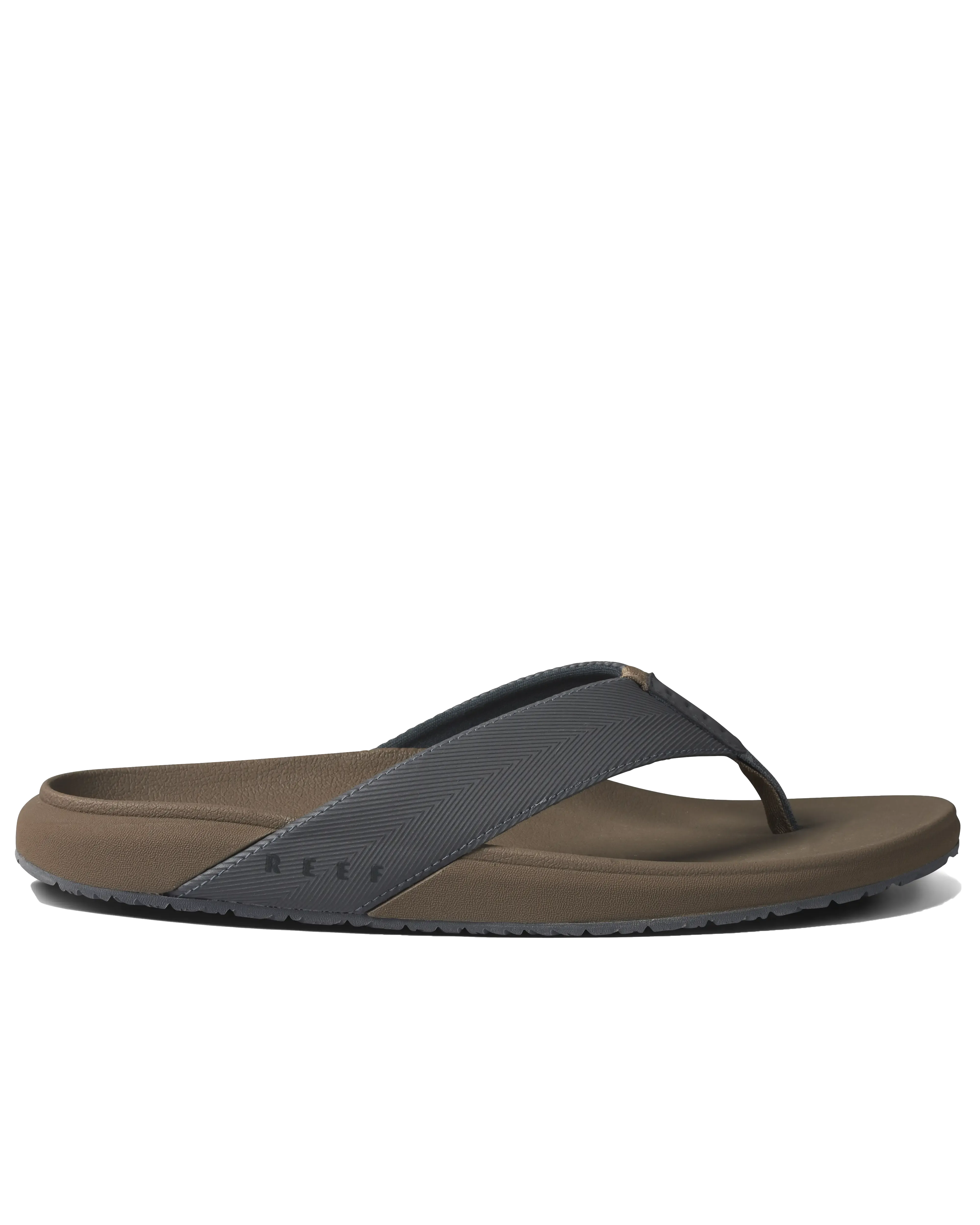 Reef Shoes Die Raglan Flip Flops in Fossil & Grau