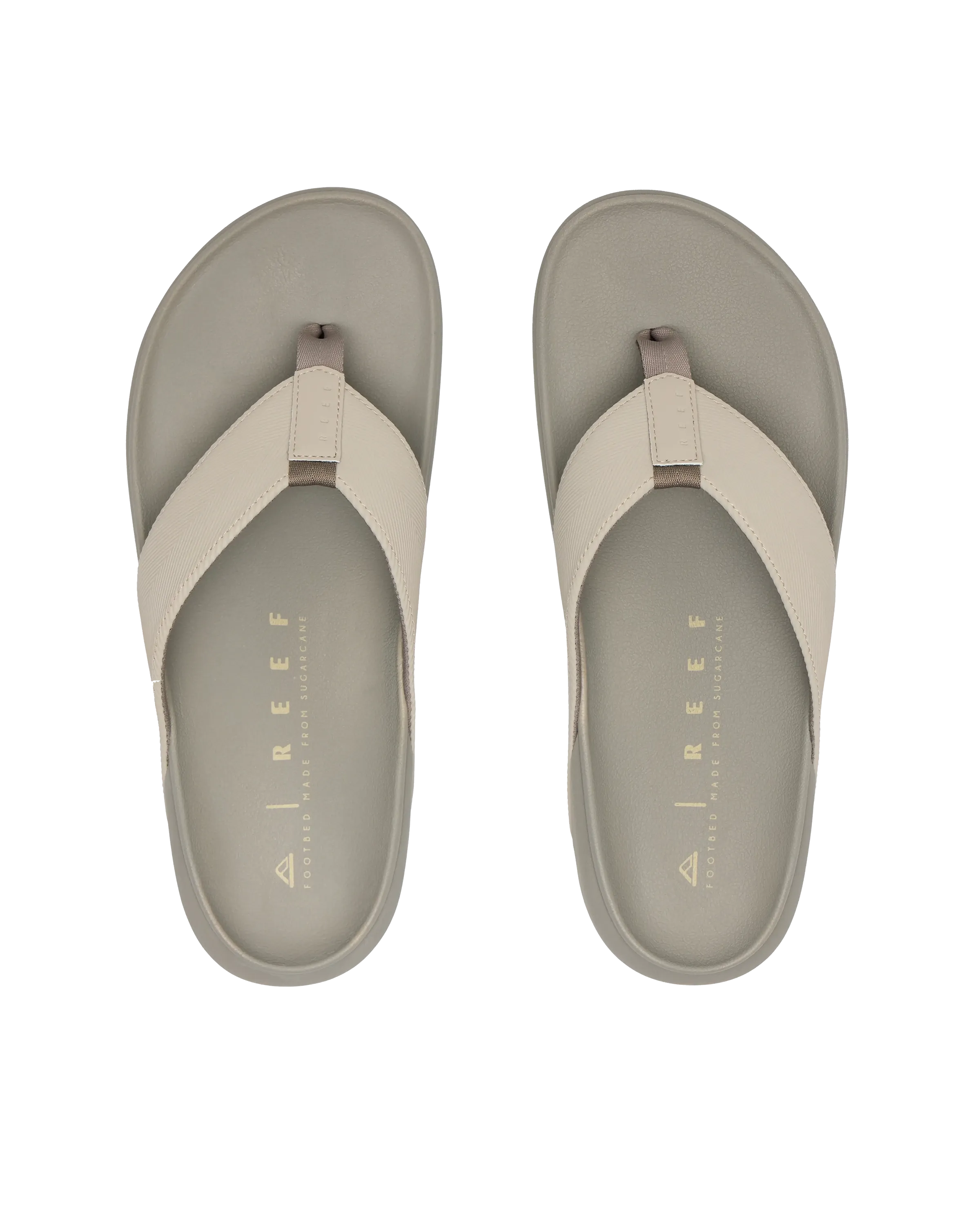 Reef Schuhe Die Raglan Flip Flops in Stein