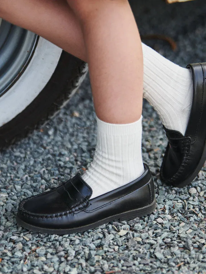 gerippte kurze Socken