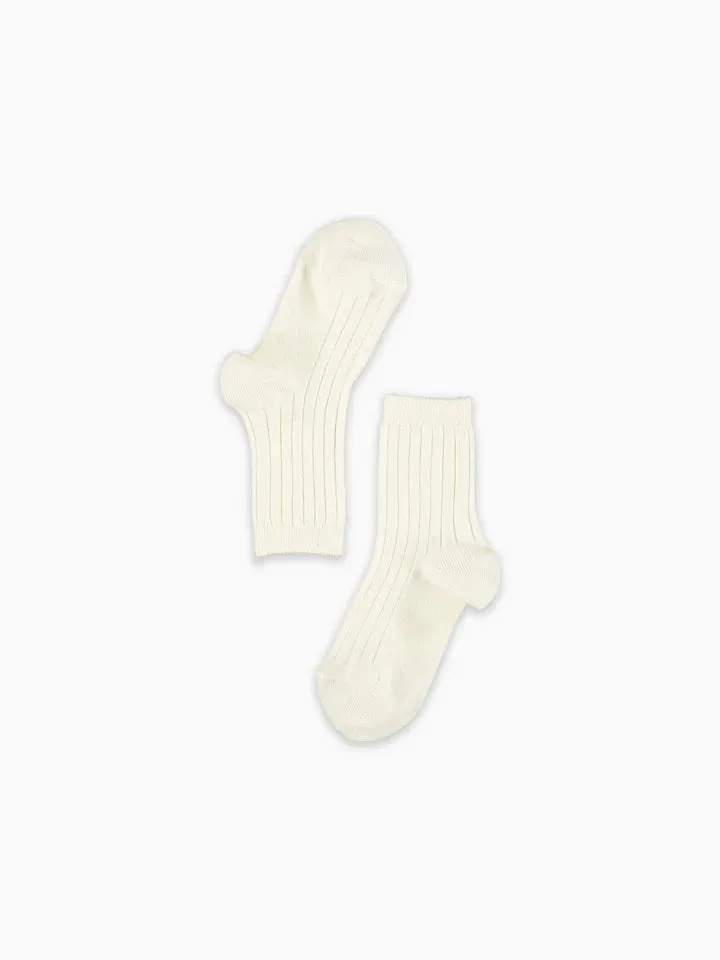 gerippte kurze Socken