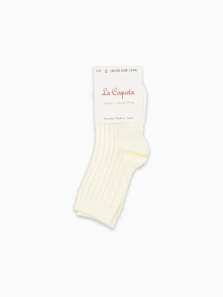 gerippte kurze Socken