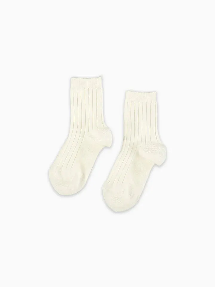 gerippte kurze Socken
