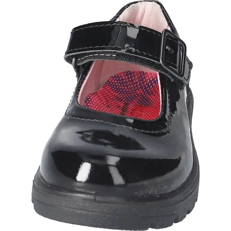 Ricosta: Alice Lack-Schulschuhe in Schwarz