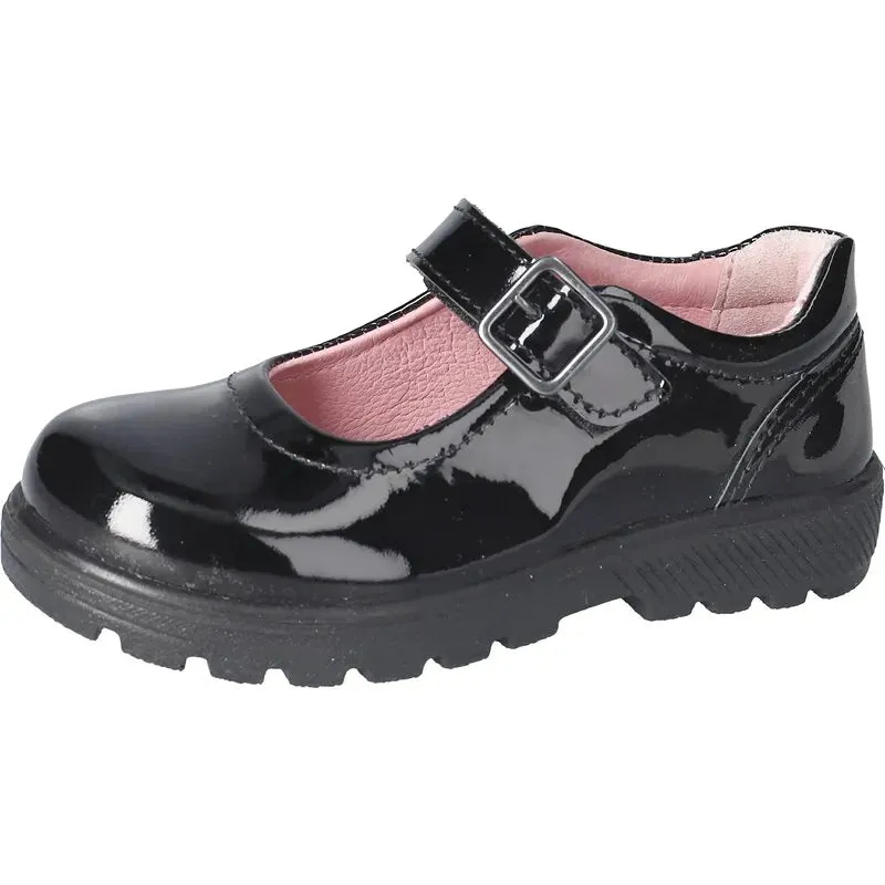Ricosta: Alice Lack-Schulschuhe in Schwarz