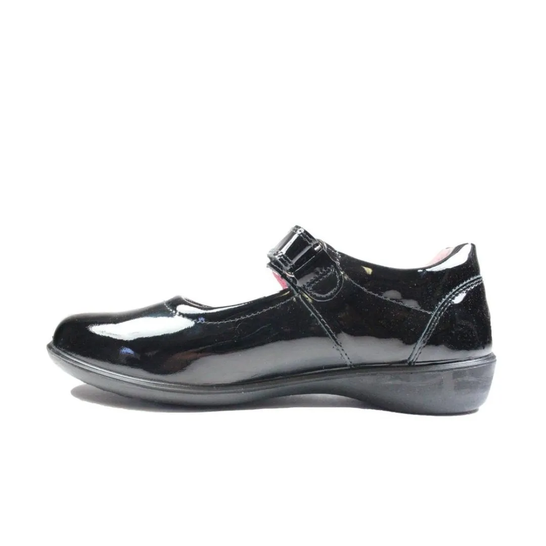 Ricosta: Beth Mary Jane Schülerschuhe - Glänzendes Schwarz