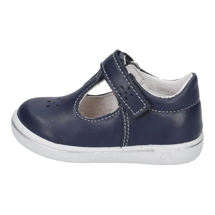 Ricosta: Winona T-Bar Klettverschluss-Schuhe - Nautic / Marine