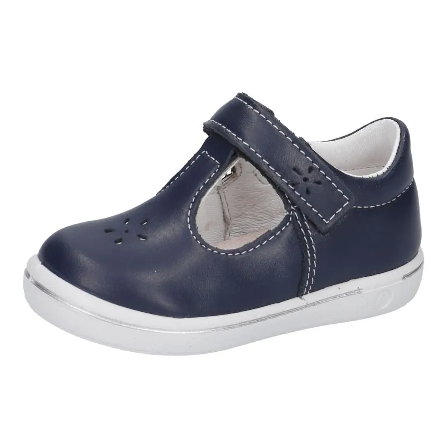 Ricosta: Winona T-Bar Klettverschluss-Schuhe - Nautic / Marine