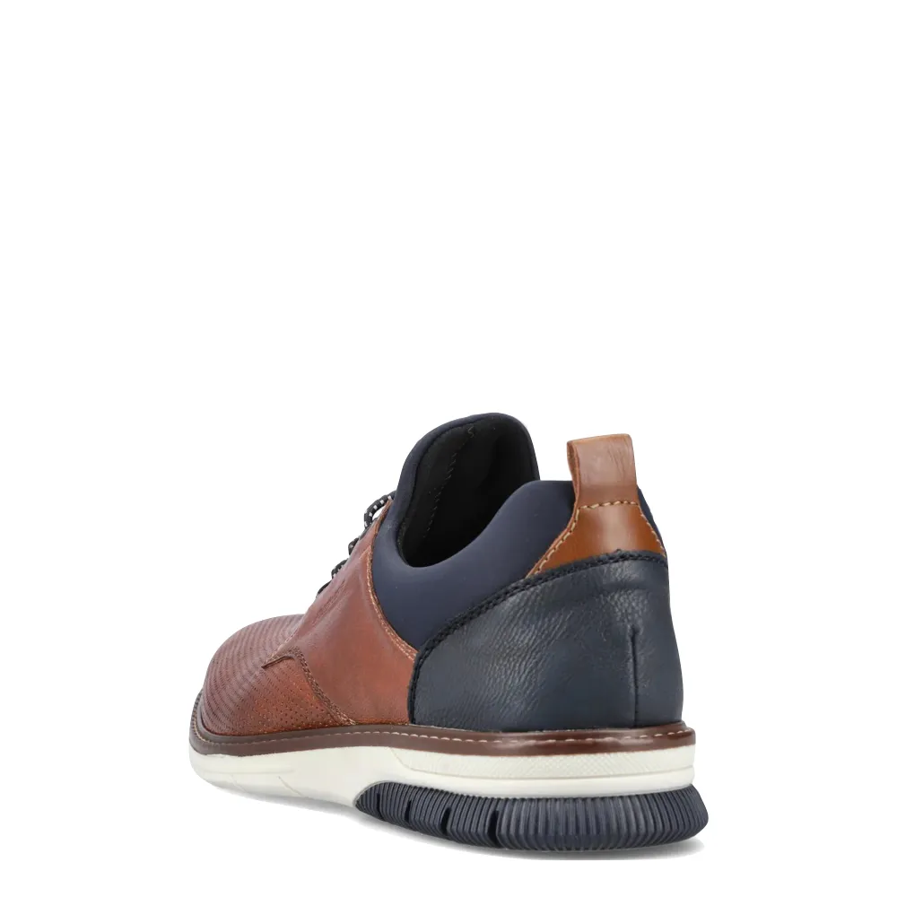 Rieker Herren Dustin 50 Perforierter Schuh in Hellbraun