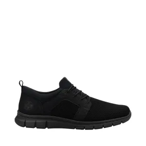 Rieker Herren Timo 96 Bungee-Schnürung Slip-On Sneaker in Schwarz
