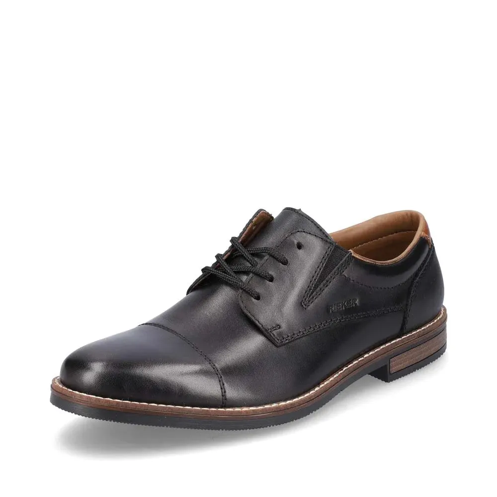 Rieker Schuhe 13506-00 Schnürschuhe Schwarz