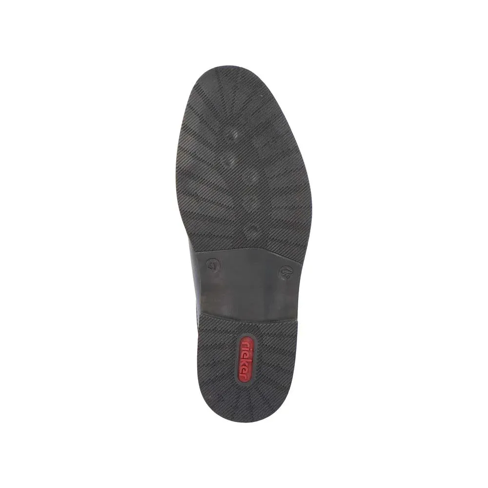 Rieker Schuhe 13506-00 Schnürschuhe Schwarz