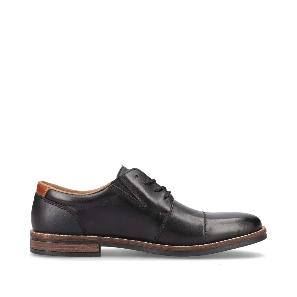 Rieker Schuhe 13506-00 Schnürschuhe Schwarz