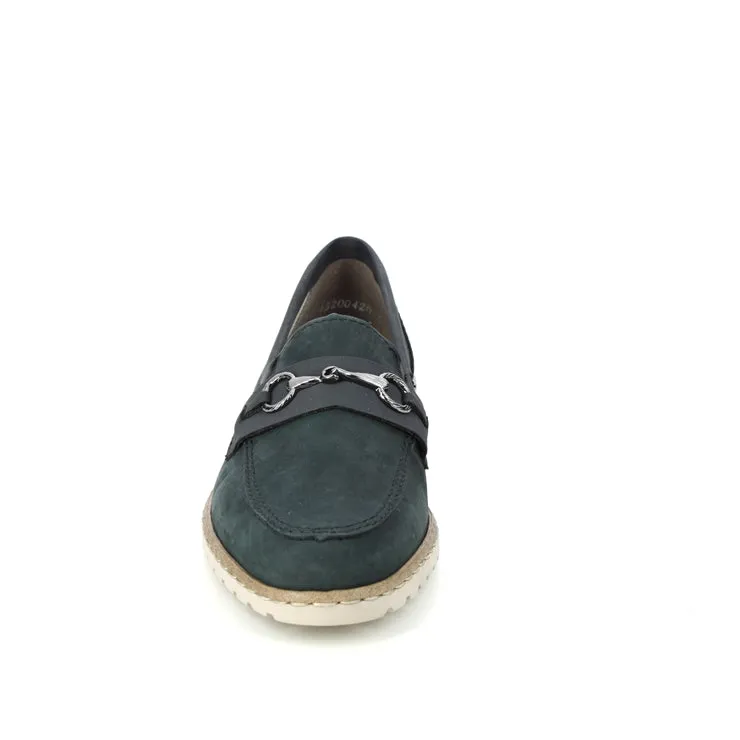 Rieker Schuhe 51860-14 Marineblau Schlupfschuh