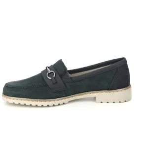 Rieker Schuhe 51860-14 Marineblau Schlupfschuh