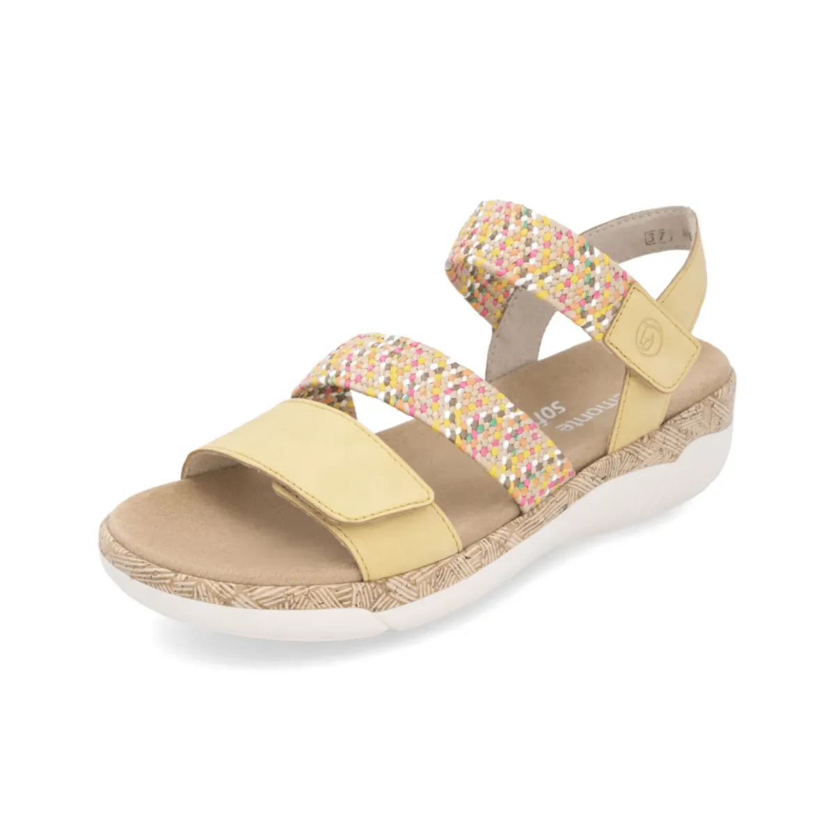 Rieker Damen R6861-68 Jocelyn Gelb Mehrfarbig Leder
