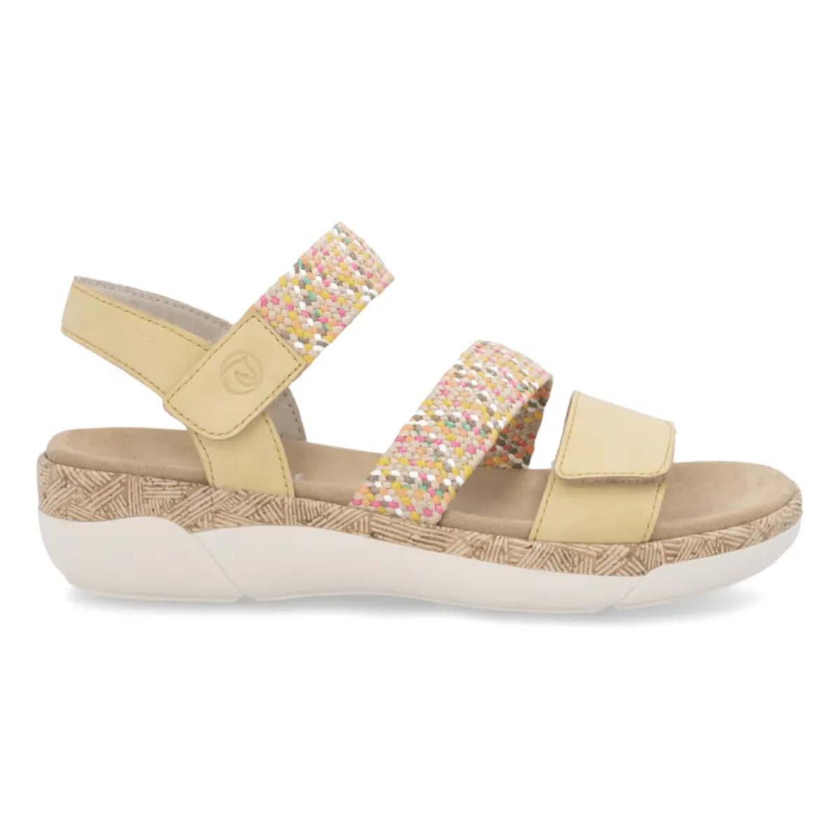Rieker Damen R6861-68 Jocelyn Gelb Mehrfarbig Leder