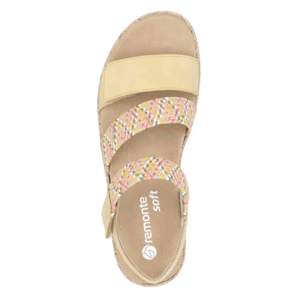 Rieker Damen R6861-68 Jocelyn Gelb Mehrfarbig Leder