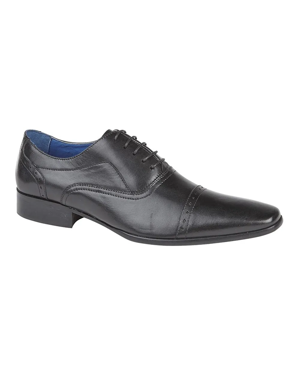 Roamers Herren 5-Loch gestanzte Cap Oxford Schuhe Roamers Schuhe