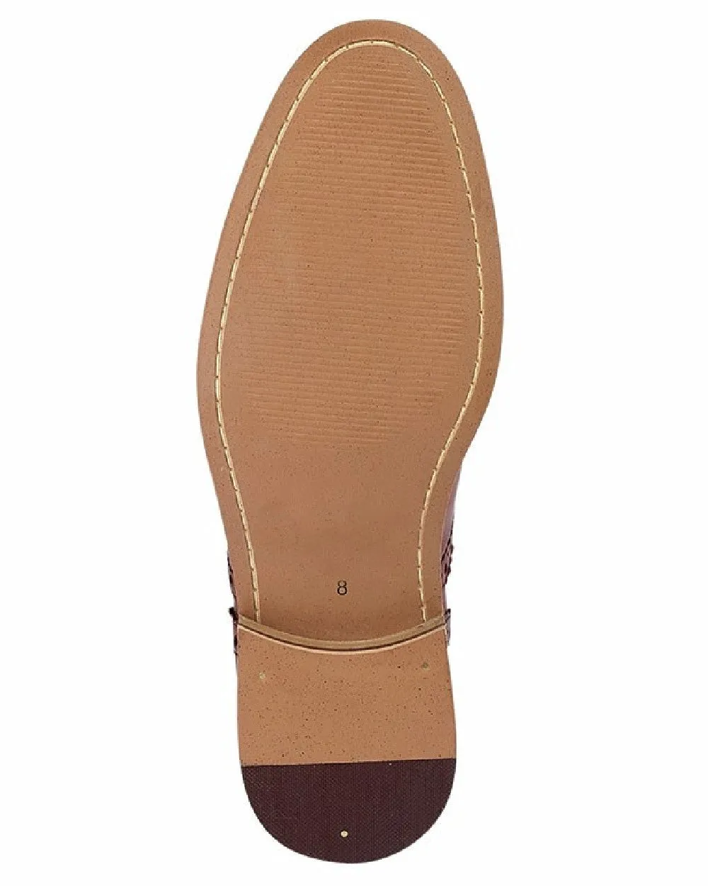 Roamers Herren Oxford-Schuhe in Braun aus Leder