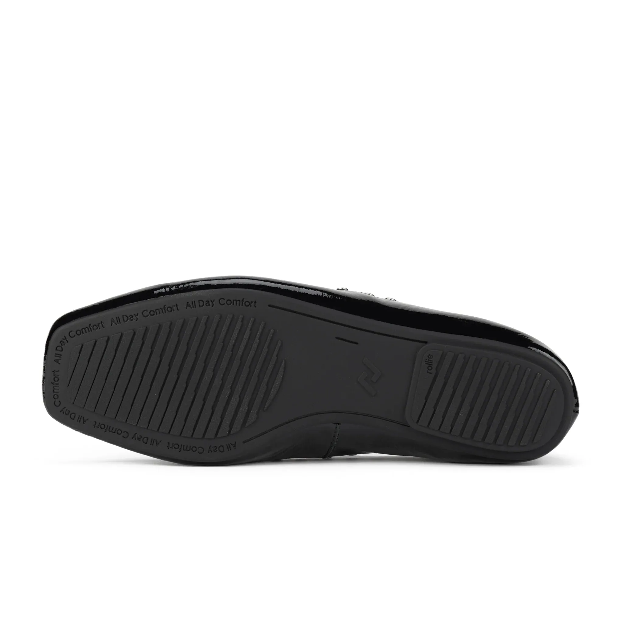 Rollie Ballett Mary Jane Stiletto Schwarze Lackschuhe_Rollie