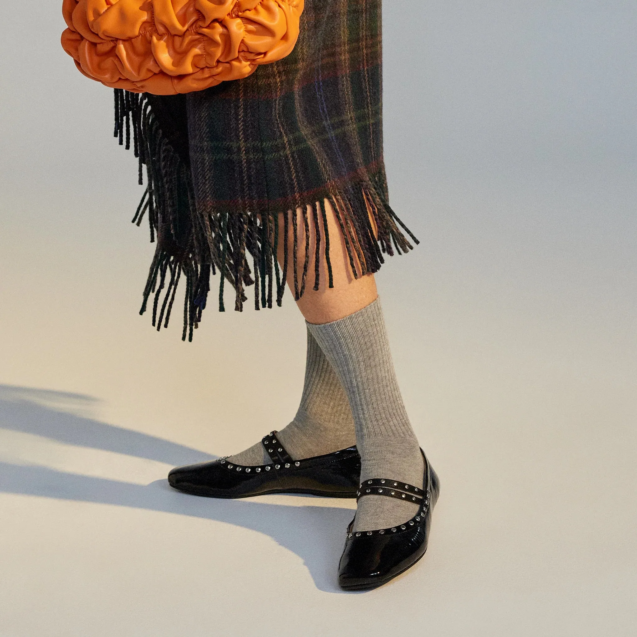 Rollie Ballett Mary Jane Stiletto Schwarz Glänzend