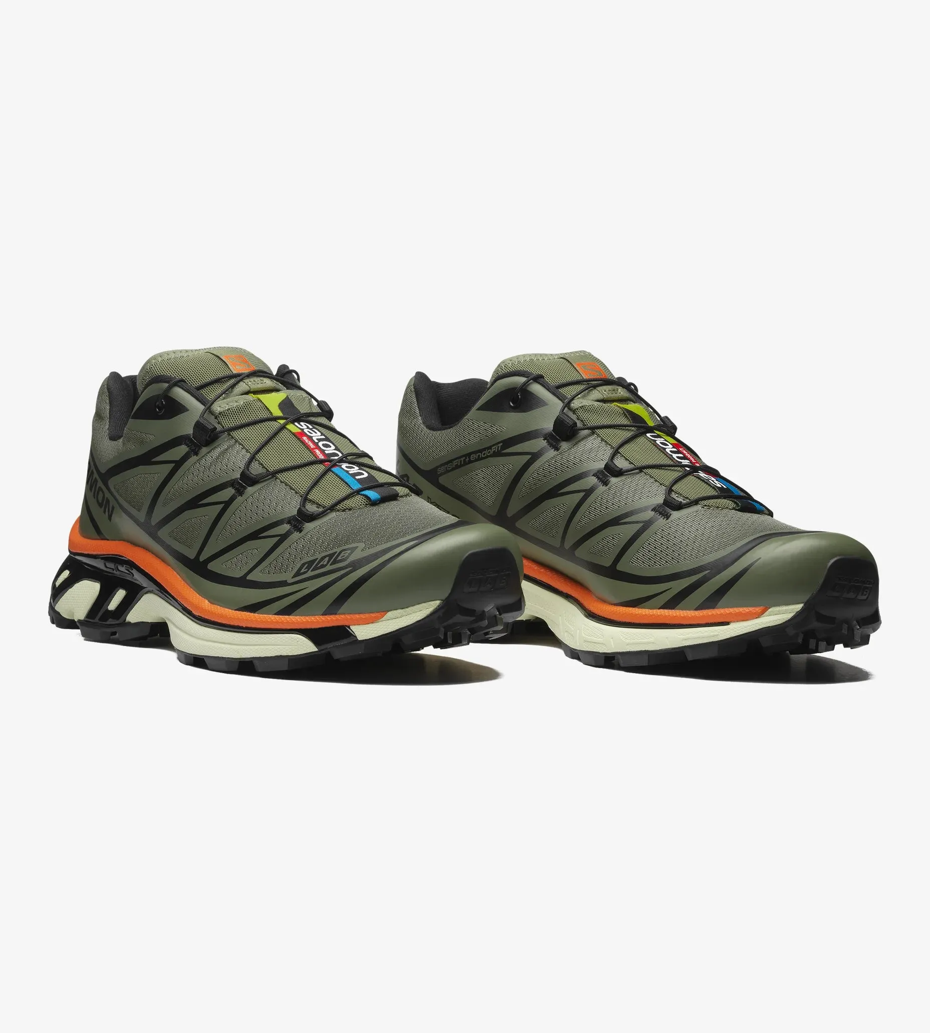 Salomon XT-6 - Tiefes Moosgrün/Schwarz/Rotorange