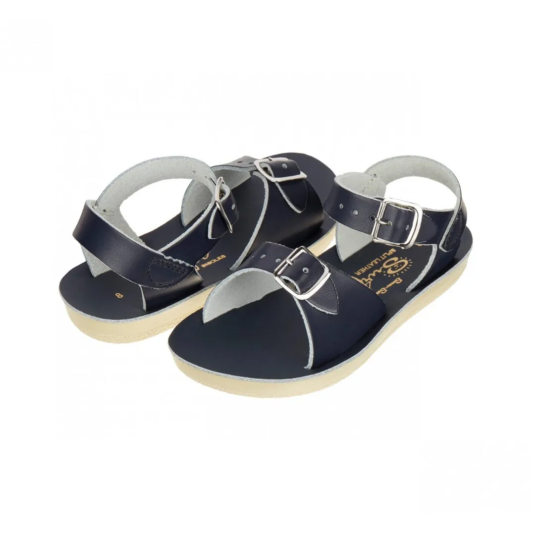Salt-Water Sandalen: Surfer Navy Kindersandalen