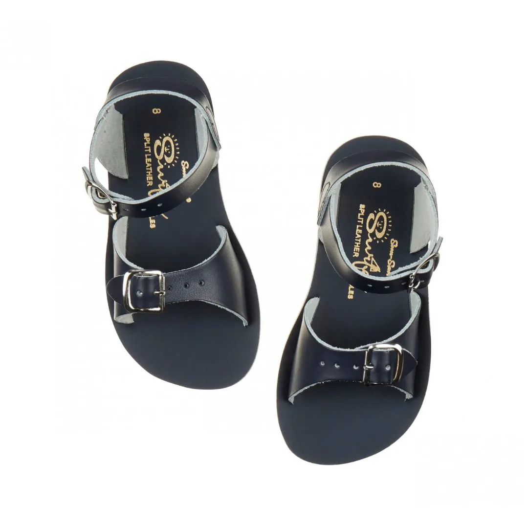 Salt-Water Sandalen: Surfer Navy Kindersandalen