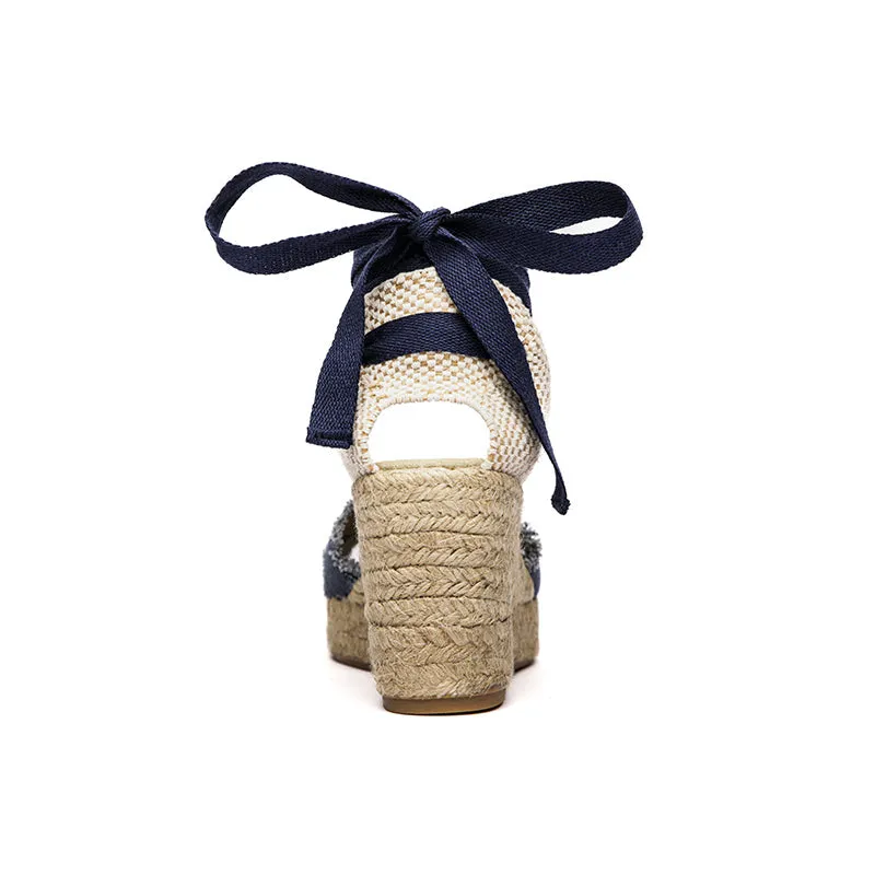 Sandal Espadrille In Marineblau Babykids_Childrenchic
