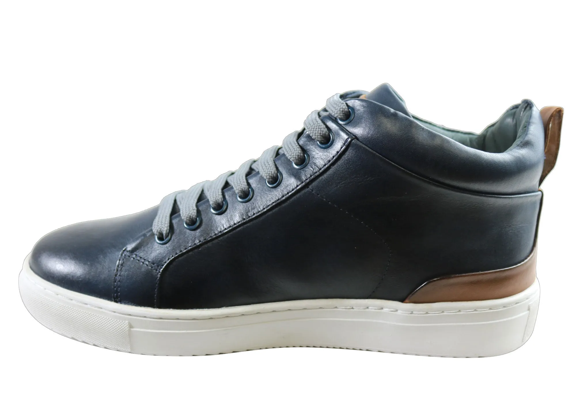 Savelli Brock Herren Leder Casual Stiefel Hergestellt in Brasilien Savelli Schuhe