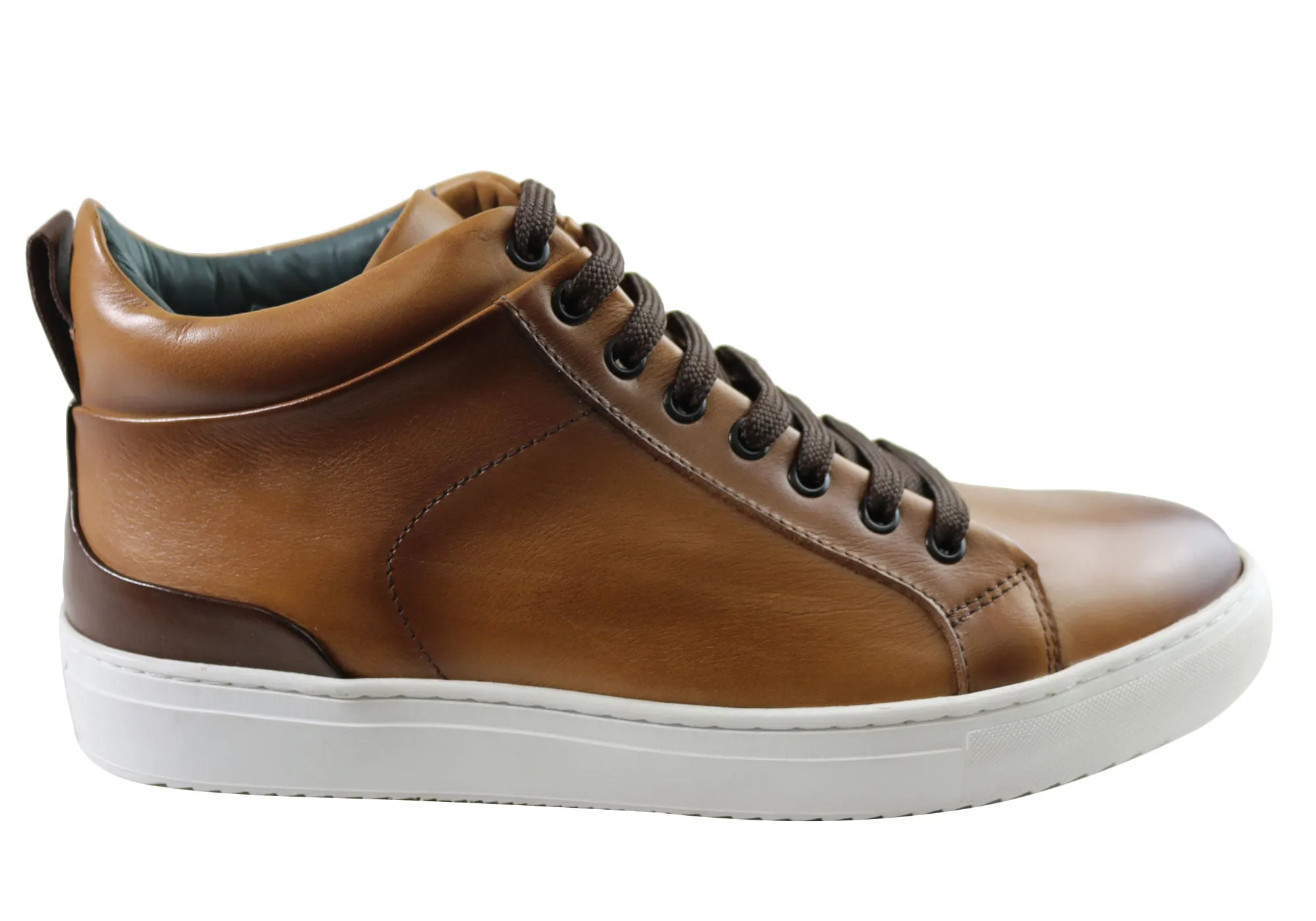 Savelli Brock Herren Leder Casual Stiefel Hergestellt in Brasilien Savelli Schuhe
