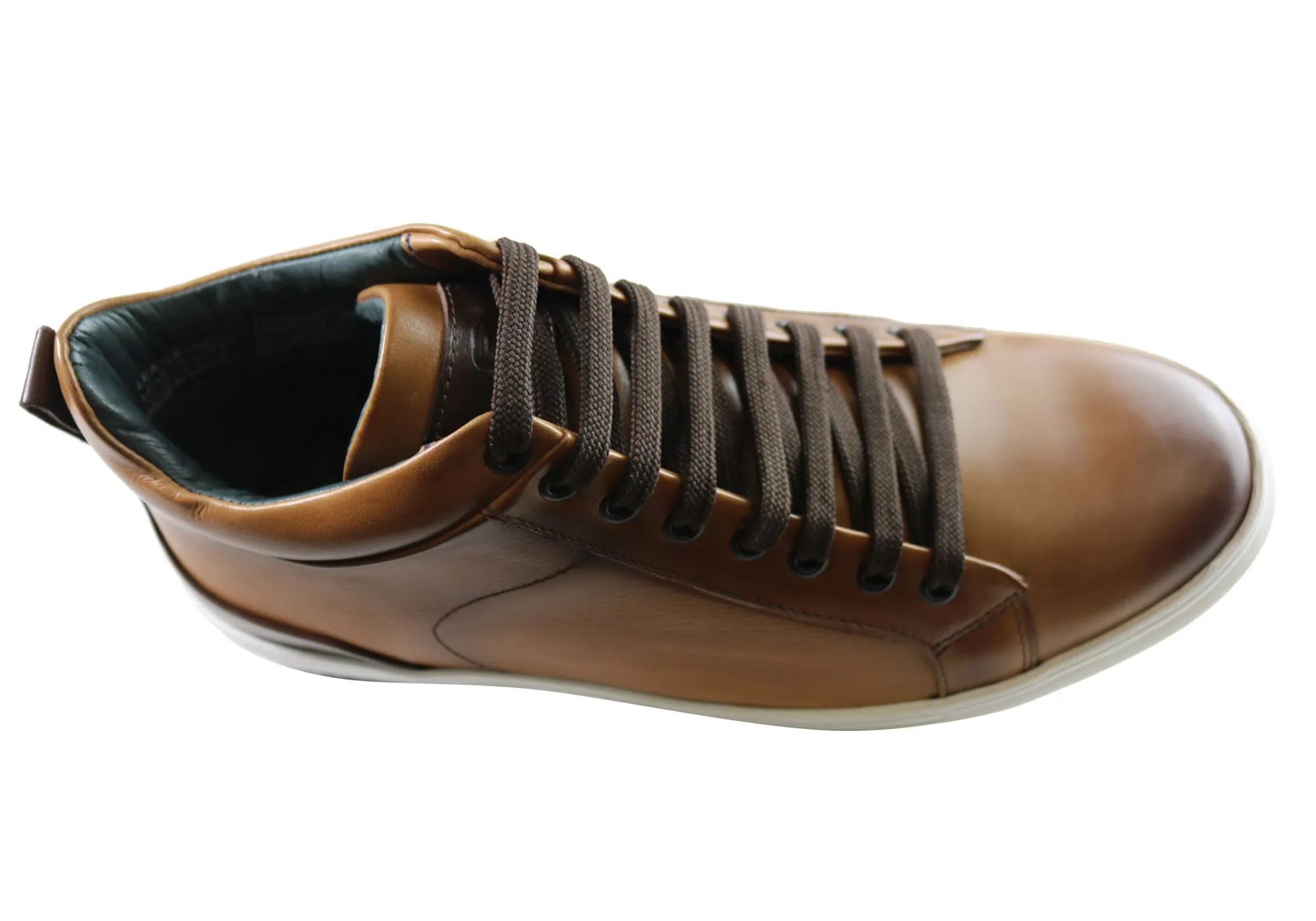 Savelli Brock Herren Leder Casual Stiefel Hergestellt in Brasilien Savelli Schuhe
