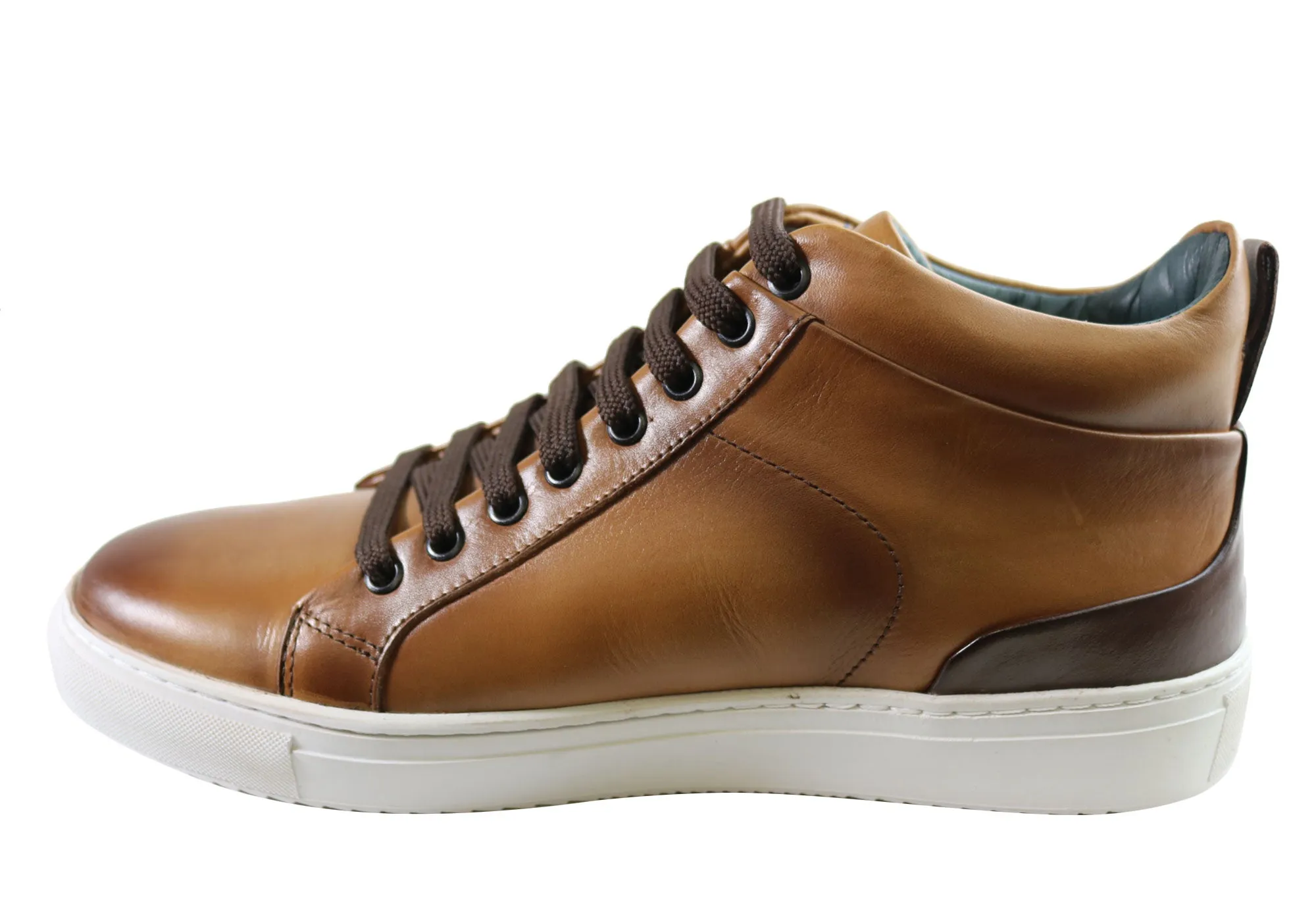 Savelli Brock Herren Leder Casual Stiefel Hergestellt in Brasilien Savelli Schuhe