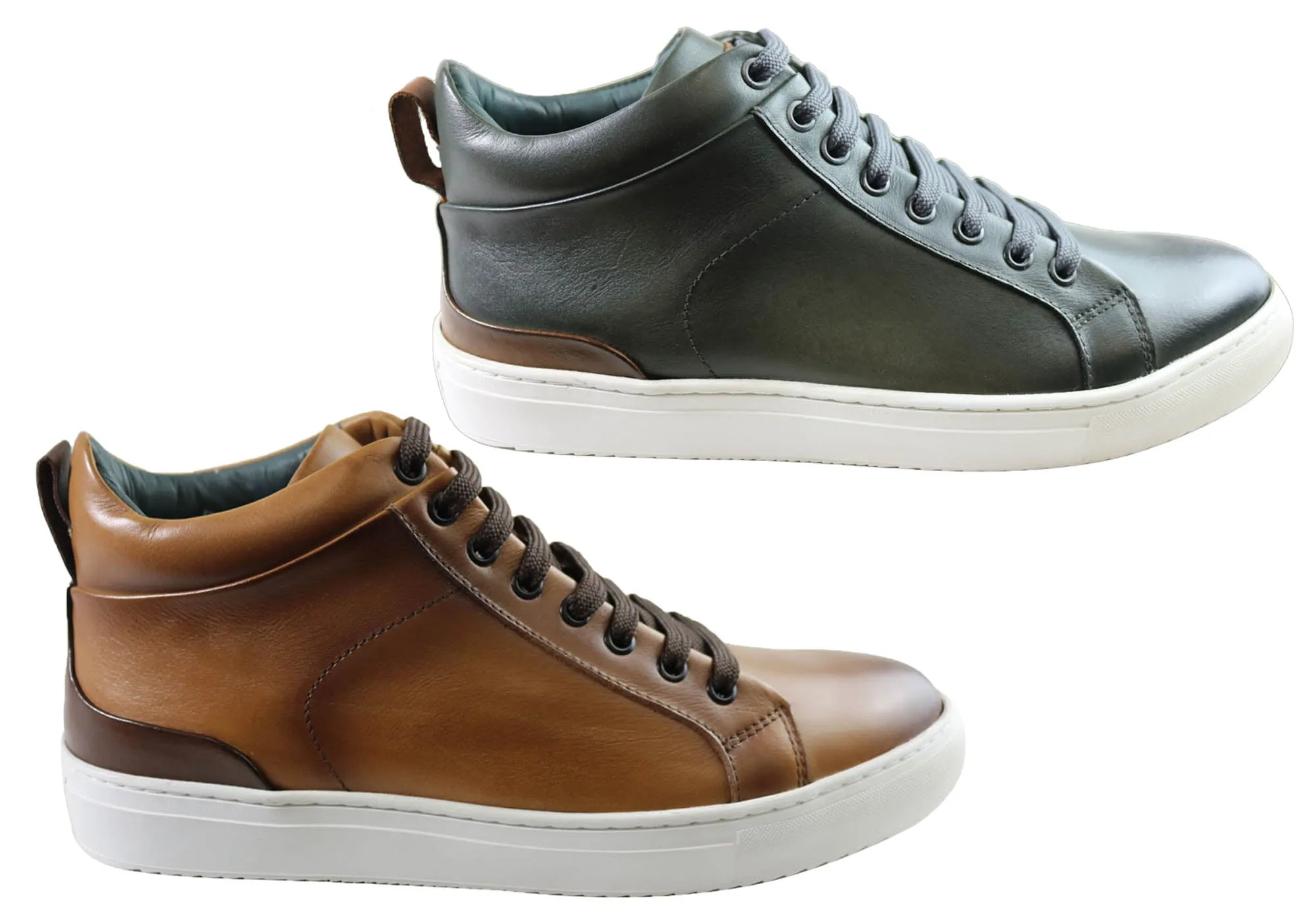 Savelli Brock Herren Leder Casual Stiefel Hergestellt in Brasilien Savelli Schuhe