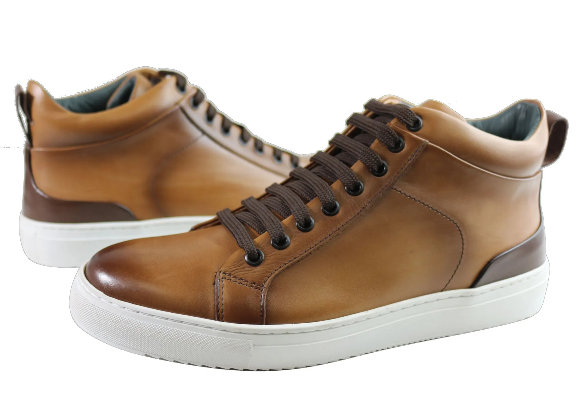 Savelli Brock Herren Leder Casual Stiefel Hergestellt in Brasilien Savelli Schuhe