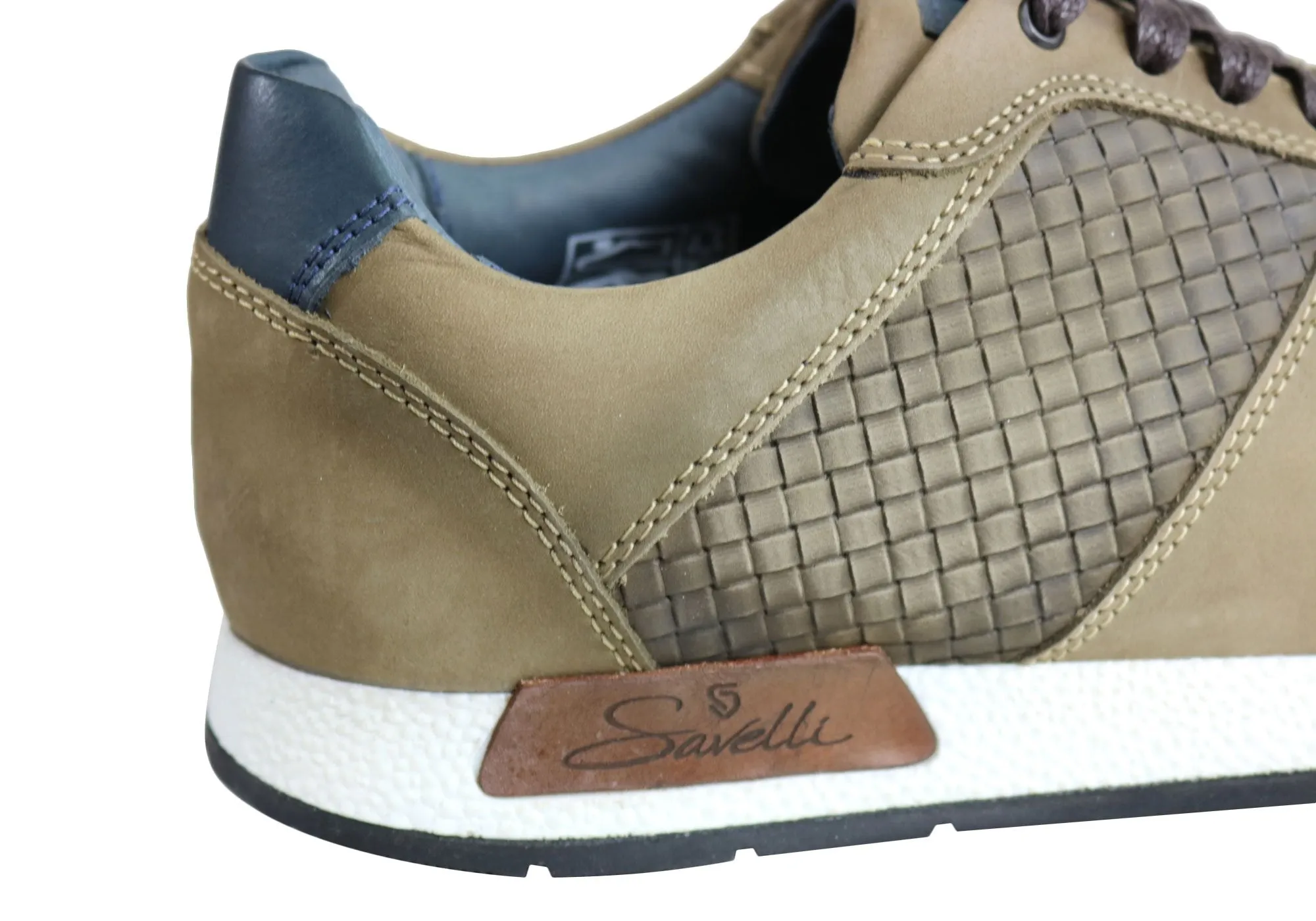 Savelli Holster Herren Lederschnürschuhe Freizeitschuhe Hergestellt in Brasilien Savelli Schuhe